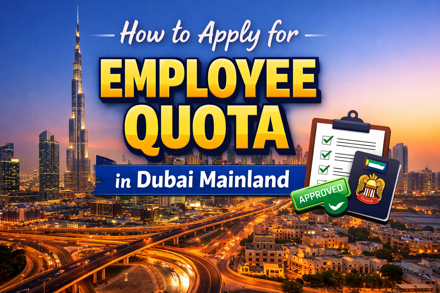 How to Apply for Employee Quota in Dubai Mainland Companies